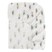 Bamboo Cotton Crib-Sized Fitted Sheet: Baby Bedding with Bag