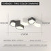 Irregular Polygon Combination Lamps - Modern Minimalist Design Perfect for Aisle, Bedroom, and Living Room Ceiling Lighting