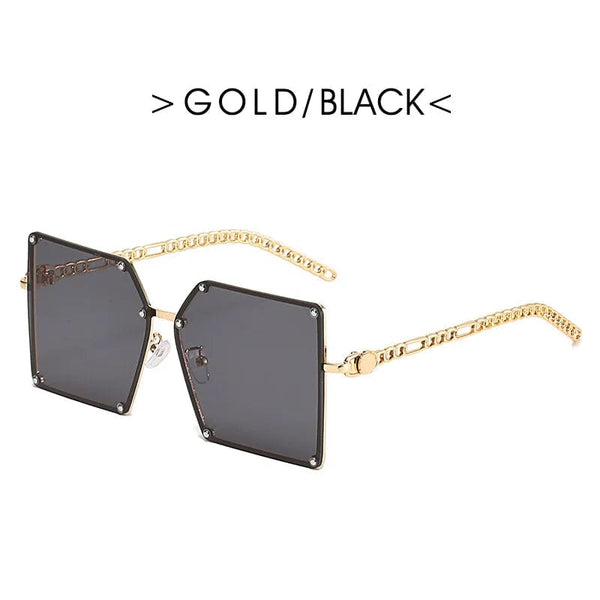 Luxury Designer Retro Classic Oversized Square Sunglasses with Big One-Piece Lenses: Shades for Men and Women