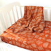 Bamboo Cotton Crib-Sized Fitted Sheet: Baby Bedding with Bag