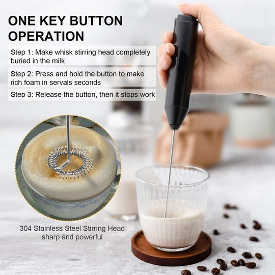 Electric Milk Frother and Steamer: Quality Coffee at Your Fingertips