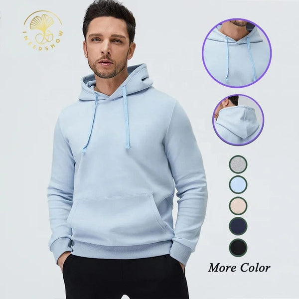 High Quality Cotton Pullover Mens gym fitness apparel Hoodies Oversize Hoodies Plus Size Sportswear Men's Hooded Clothing
