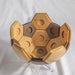 Mind Games: 3D Cube Adult Jigsaw IQ Brain Teaser - Solid Wood Football Puzzle