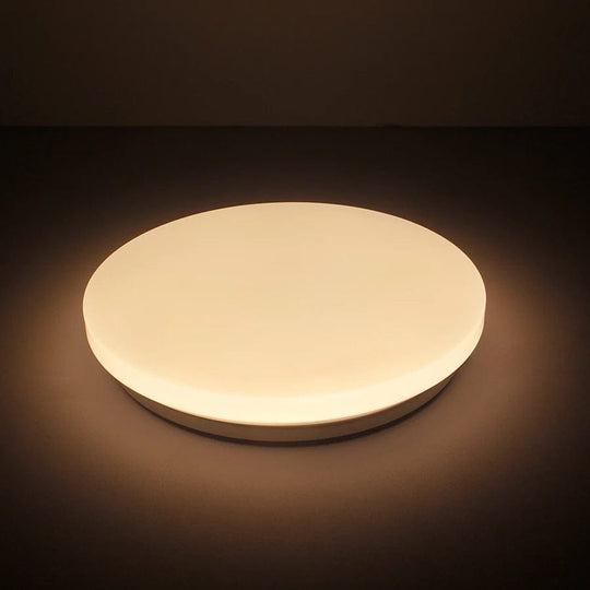 Smart Living, Bright Spaces: 12-Inch Round Shape Dimmable WiFi Ceiling Light - Voice Control for Modern Living Rooms.