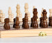 Portable Sophistication: Felted Chess Board with Magnetic Pieces - Perfect for Adults and Kids