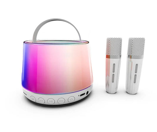 Portable Karaoke Speakers with Microphone, BT Wireless Audio Equipment