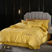 Luxurious 80S Long-Staple Cotton Bedding Set with Embroidered Court Elegance