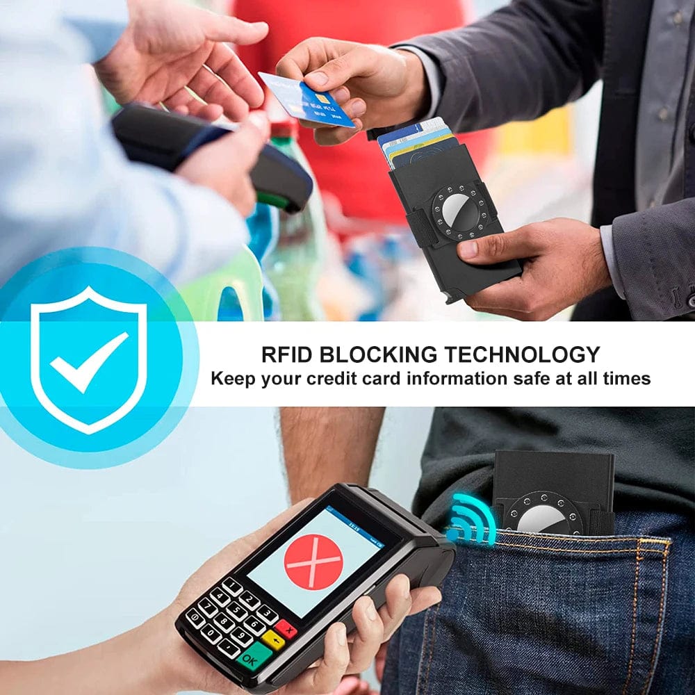 Innovation Meets Elegance: Newest Durable Slim Air Tag Wallet with RFID Blocking