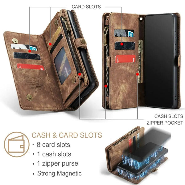 Wallet and Case with the CaseMe for Samsung S23 Plus and More