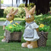 Charming Garden Companions: Resin Rabbit Landscape Furnishings for Your Outdoor Haven