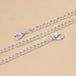 Gold-Plated Barefoot Foot Jewelry - Silver Tennis Rhinestone Crystal Love Heart Charm Anklet for Women