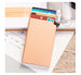 Unisex Sophistication: Thin ID Card Case in Yamo's Solid Metal RFID Smart Wallet