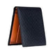 Contemporary Class: Carbon Fiber Leather Card Wallet - Bifold RFID Credit Card Holder