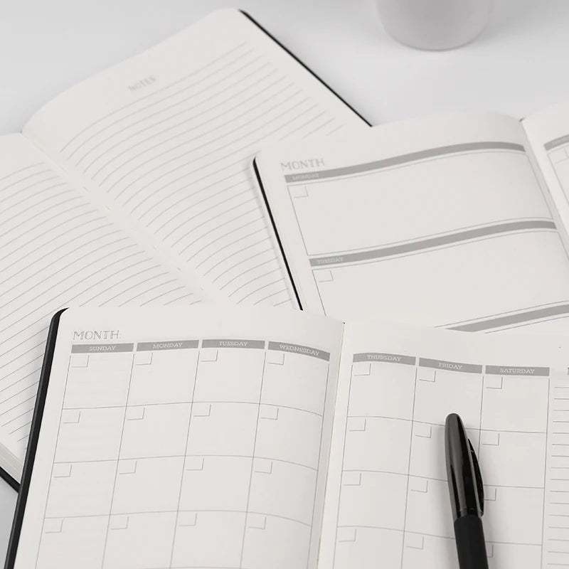 Flexibility Meets Elegance: Undated Planner Agenda for Efficient Business Note-Taking