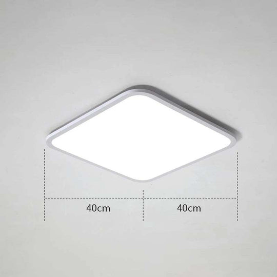 Modern Black Slim LED Ceiling Light - Ideal Home Lighting for Bedroom and Living Room Ceilings