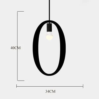 Interior Decoration Living Room Holiday Lighting Ceiling Lamps E27 Base Alphanumeric Symbols Modern Chandelier Lights