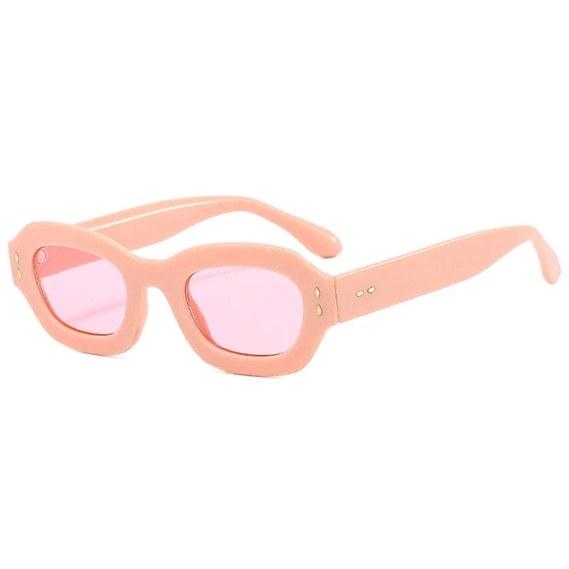 Superior Brand Promo Sunglasses: Retro Classic Sun Shades with Small Thick Rectangle Frames