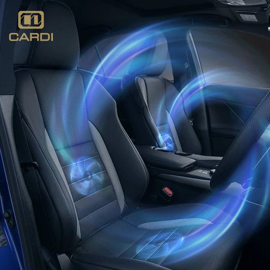 Illuminate Your Drive: CARDI RGB Car Accessories Air-Breathing Ventilated Seat for 98% of Car Models