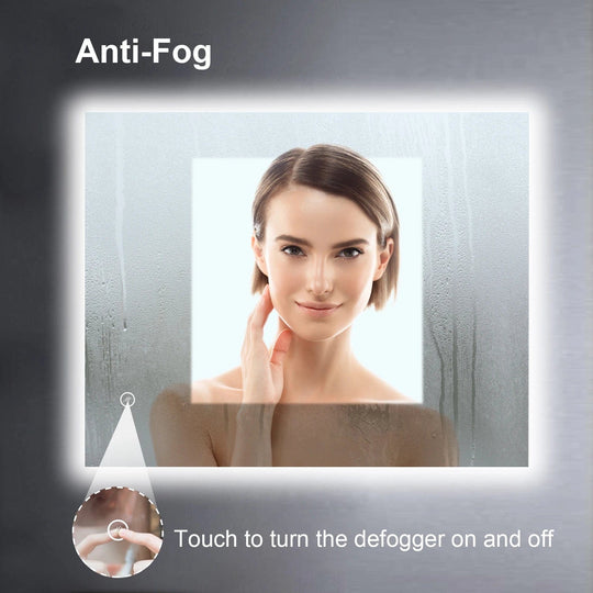 Smart Style, Durable Design: Waterproof LED Light Mirror - A Contemporary Upgrade for Your Bath