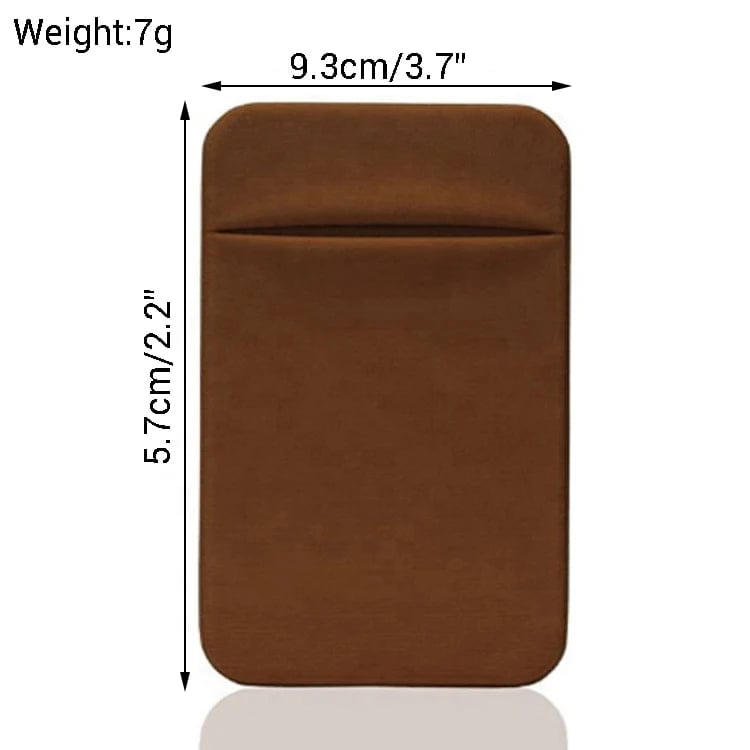 Smart and Stylish: Slim Microfiber Stretch Card Sleeves for Phone Credit Card Holder