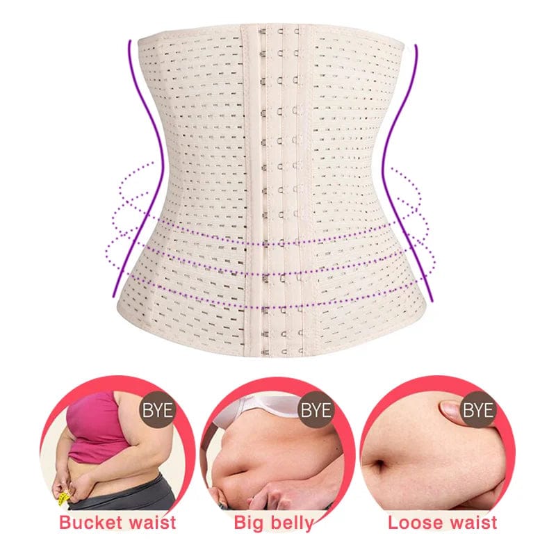 Define Your Fitness: Breathable Waist Trainer Corset Belt for Slimming Sport Workouts