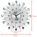 Nordic Crystal Diamond Wall Clock - A Fusion of Art and Functionality