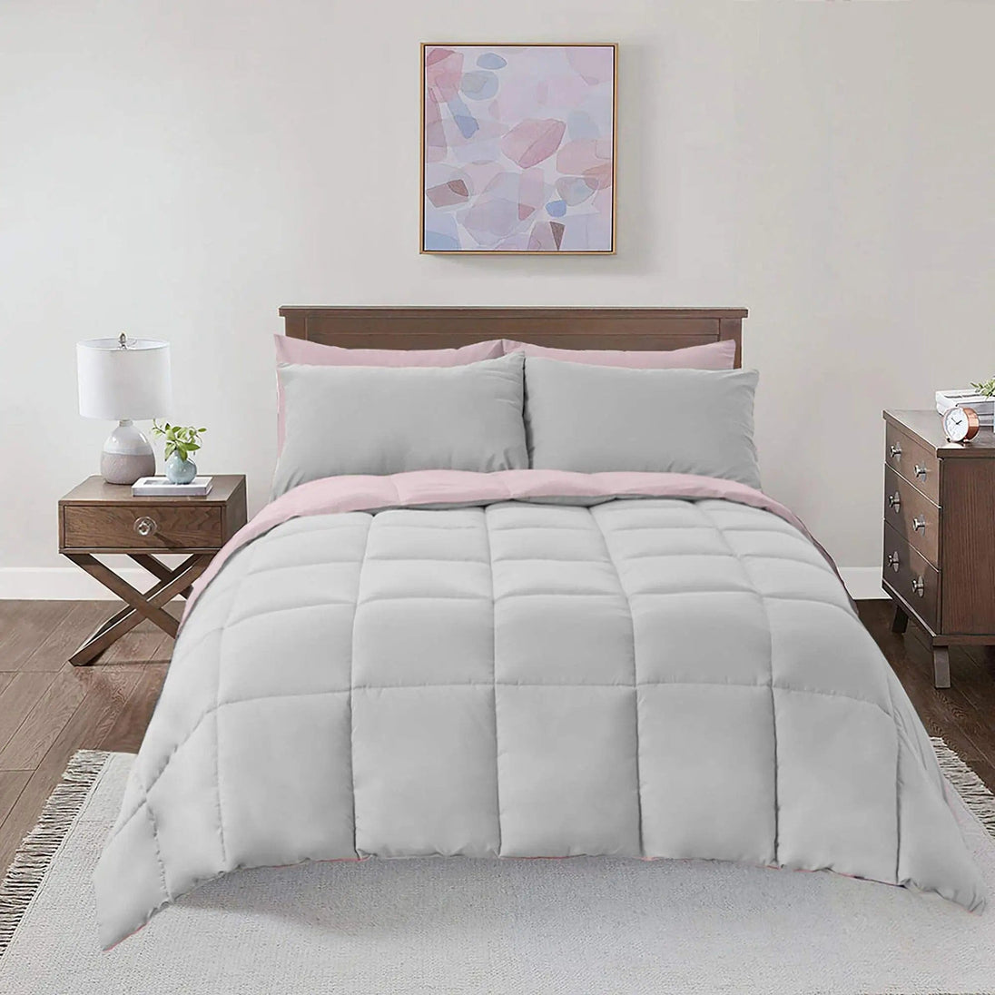 White Hotel Quilt with Microfiber Filling – Your Ultimate Comfort Haven