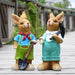 Charming Garden Companions: Resin Rabbit Landscape Furnishings for Your Outdoor Haven