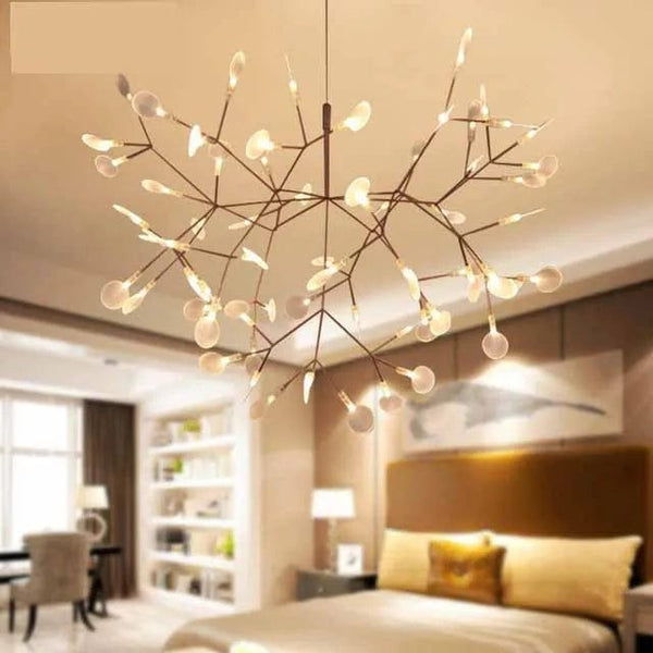 Modern Firefly LED Chandelier Light Led Ceiling Light Fixture Hanging Lamp for Dining Room