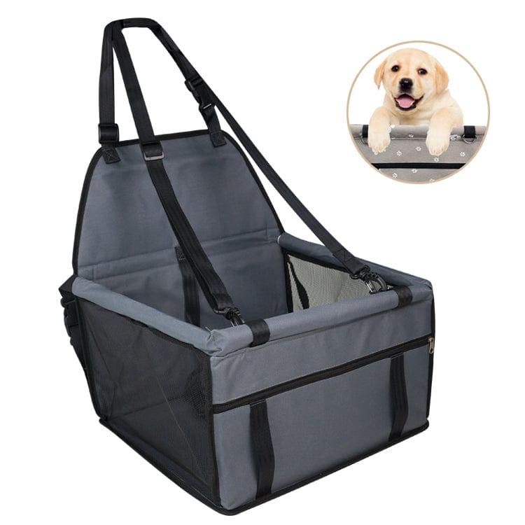 Travel Safely and Stylishly with Our Waterproof Portable Folding Pet Car Seat