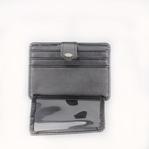 Modern Security, Classic Style: RFID Leather Stocking Men's Smart Card Wallet for Everyday Carry