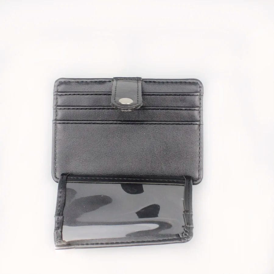 Modern Security, Classic Style: RFID Leather Stocking Men's Smart Card Wallet for Everyday Carry