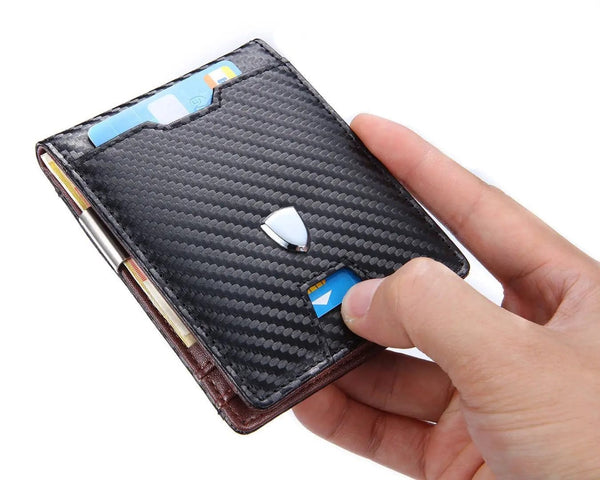 Promote with Purpose: Business Leather Wallet with RFID Block - The Gift of Security and Style.