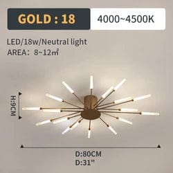 Lighting Elegance: New Arrival Smart Fireworks Chandelier - Round Spiral LED Ceiling Light for a Modern Touch