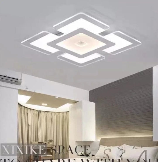 Sleek Simplicity: 20cm Modern LED Ceiling Lights - Acrylic Lamp with Tricolor Light for Stylish Living Spaces