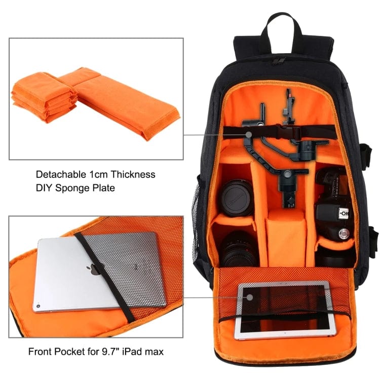 Ultimate Protection: Dual Shoulders Camera Bag with Rain Cover for On-the-Go Creativity