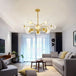 Luxury Illumination: Nordic LED Living Chandelier - Modern Light for Bedrooms and Dining Rooms