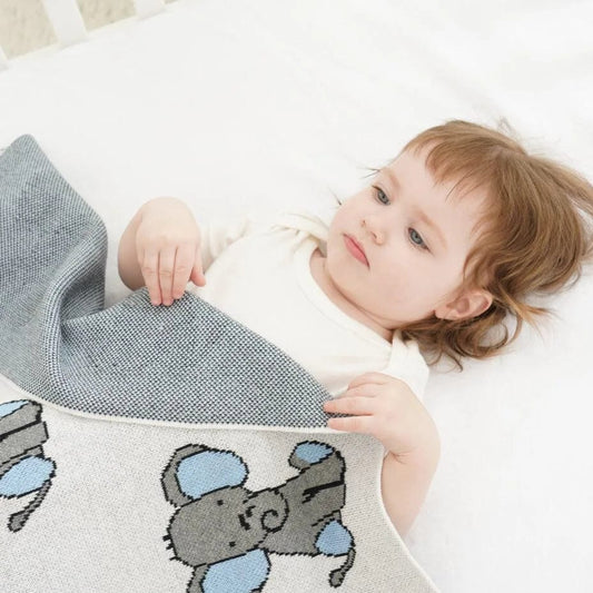 Meticulously Designed Sublimation Quilt Cotton Blanket for Your Little One