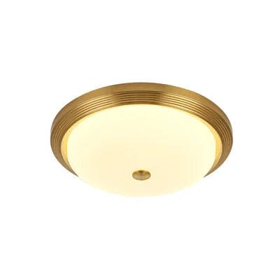 Nordic Gold Black LED Ceiling Dome Light for Modern Living Spaces