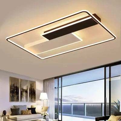 LED Simple Modern Ceiling Lamp Atmosphere Package for Master Bedroom and Study Spaces