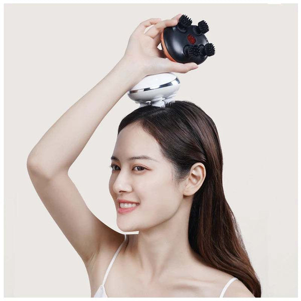 Smart Electric USB Rechargeable Silicone Scalp head Massage Devices Scalp Hair Massager Head Massager