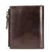 Secure Style: Men's RFID Bifold Card Holder Wallet in Genuine Leather