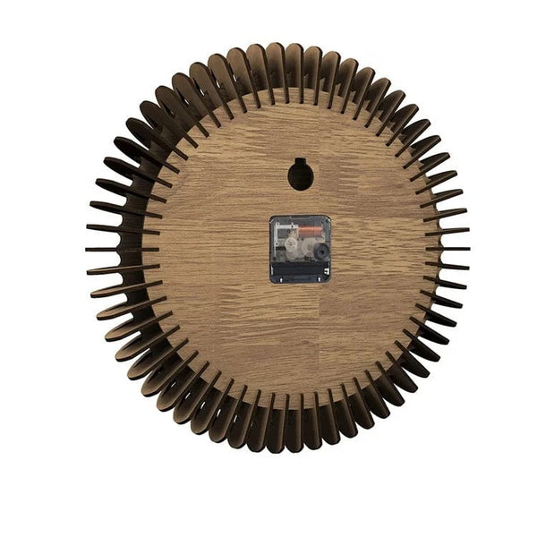 Personalized Timekeeping: Wooden Wall Clock Puzzle - A Statement Piece for Home Decor