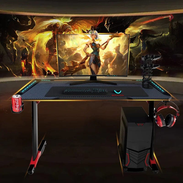 Illuminate Your Victory: Explore the Non-Toxic LED Gaming Brilliance of Our High-Quality PC Computer Desk