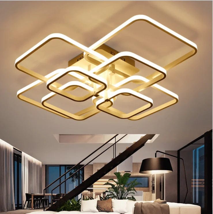 Ultra Thin Led Ceiling Lamp Dining Room Light Simple Nordic Living Room Lamp Rectangular Atmosphere Post-Modern Bedroom Lighting