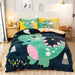 Polyester Velvet Fleece Embroidery Bedding Set for King Size Comfort