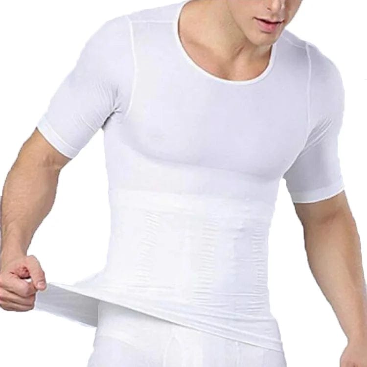 Define Your Confidence: High-Quality Men's Body Shaper Compression T-Shirt