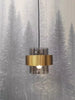 Hotel bedroom bedside lighting modern brass chandelier glass pendant light for bedroom lamp