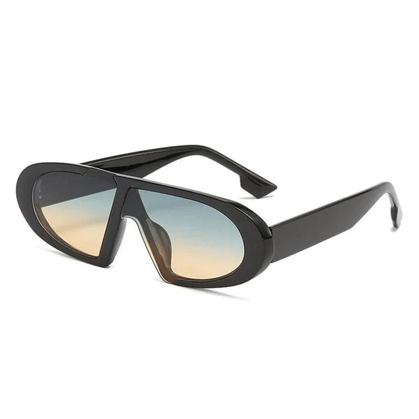 Fashionable Custom Oval-Shaped Visor Sunglasses for Women: Trendy Eye Wear