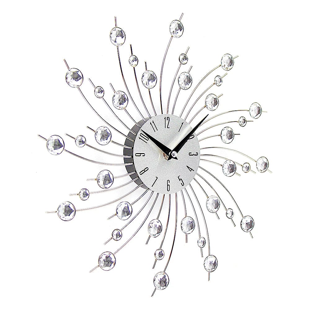 Nordic Crystal Diamond Wall Clock - A Fusion of Art and Functionality